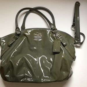 Coach Sophia Madison Patent Leather Satchel